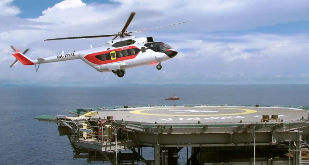 Assembly of units of the first offshore helicopter has begun in Russia 